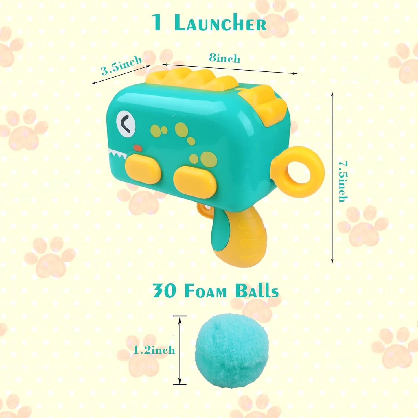 Toys Interactive for Indoor Cats  Toys  Toys for Indoor Cats   Toy  Sticky Balls Launcher for Cats Balls  Enrichment Toys1.2IN 1