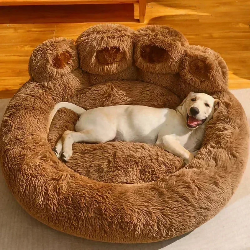 Winter Warm Dog Sofa Bed  Small Medium And Large Dog Plush Sleeping Kennel Comfortable Soft Detachable And Washable Pet Nest