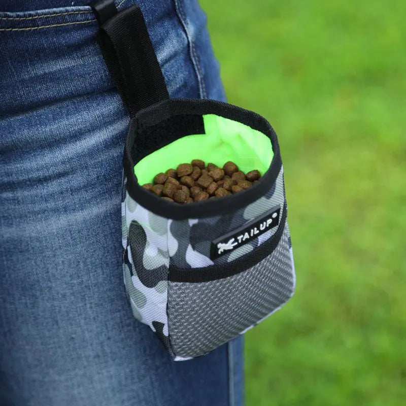 Pet Dog Pocket Snack Reward Waist Bag Puppy Training Treat Snack Bait Pet Feed Pocket Pouch Obedience Agility Pouch Food Bag