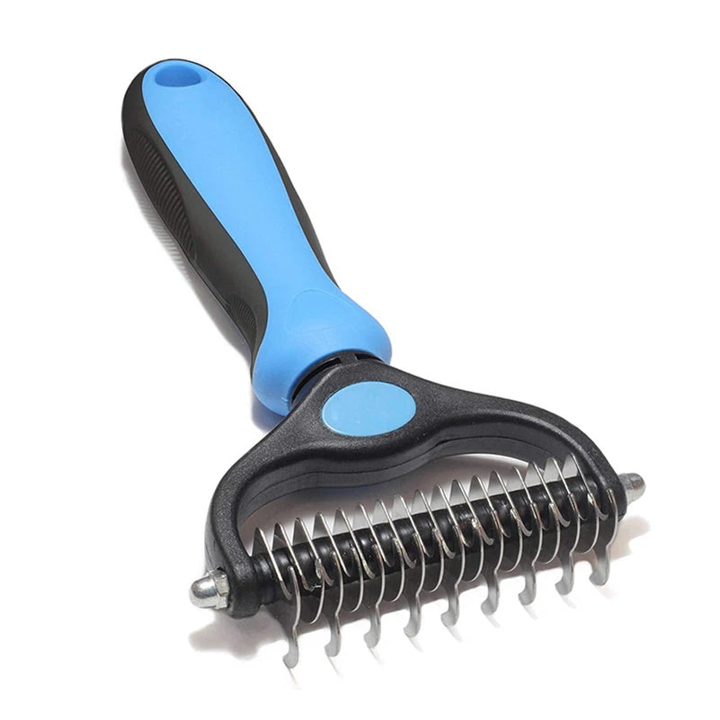 Professional Pet Deshedding Brush Dog Hair Remover Pet Fur Knot Cutter Puppy Cat Comb Brushes Dogs Grooming Shedding Supplies