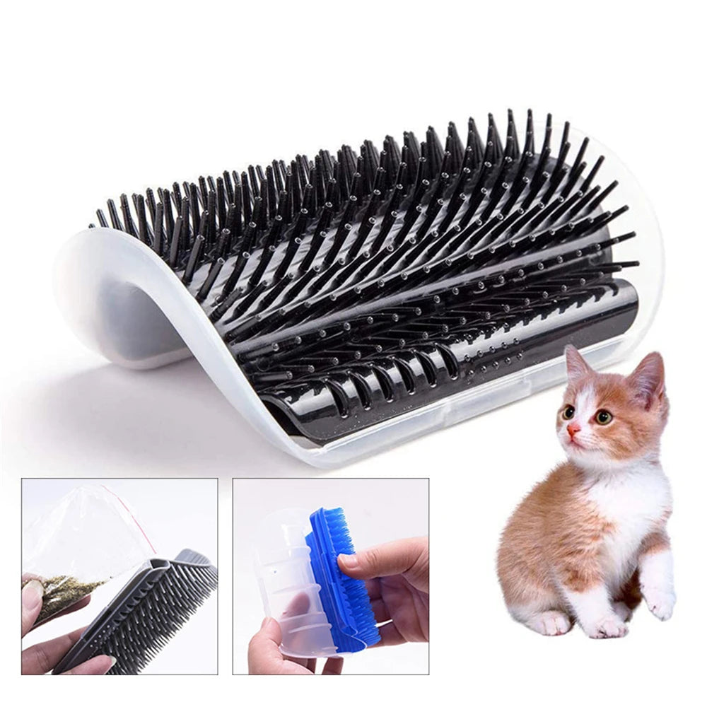 Cats Groomer Self Brush Corner Dog Massage Self Comb Wall Corner Rubs Catnip The Face With A Tickling Comb Pet Grooming Supply