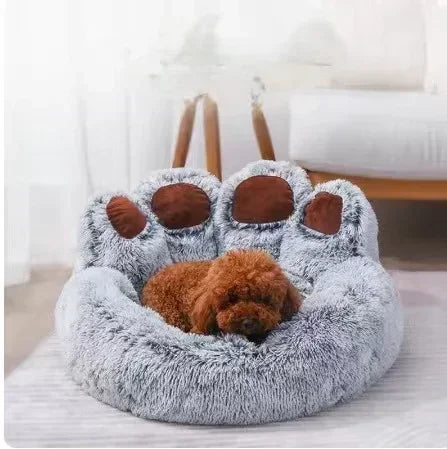 Winter Warm Dog Sofa Bed  Small Medium And Large Dog Plush Sleeping Kennel Comfortable Soft Detachable And Washable Pet Nest