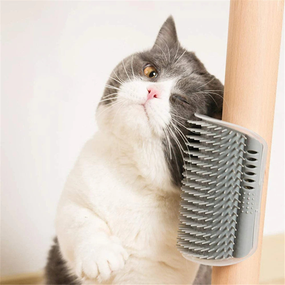 Cats Groomer Self Brush Corner Dog Massage Self Comb Wall Corner Rubs Catnip The Face With A Tickling Comb Pet Grooming Supply