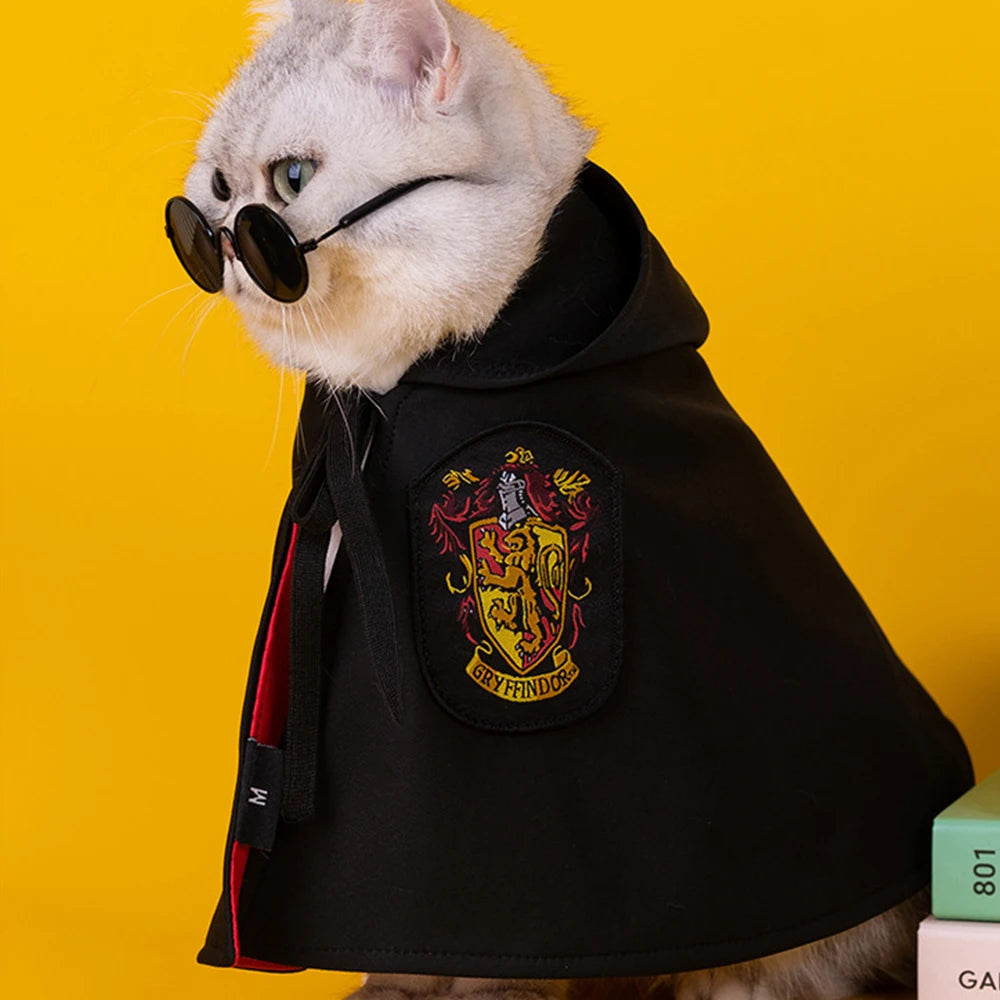 Dog Halloween Costume Pet Cape Cat Decoration Pet Magic Academy Cosplay Clothes Pet Sleeping Shawl Halloween Costume for Cat Pet