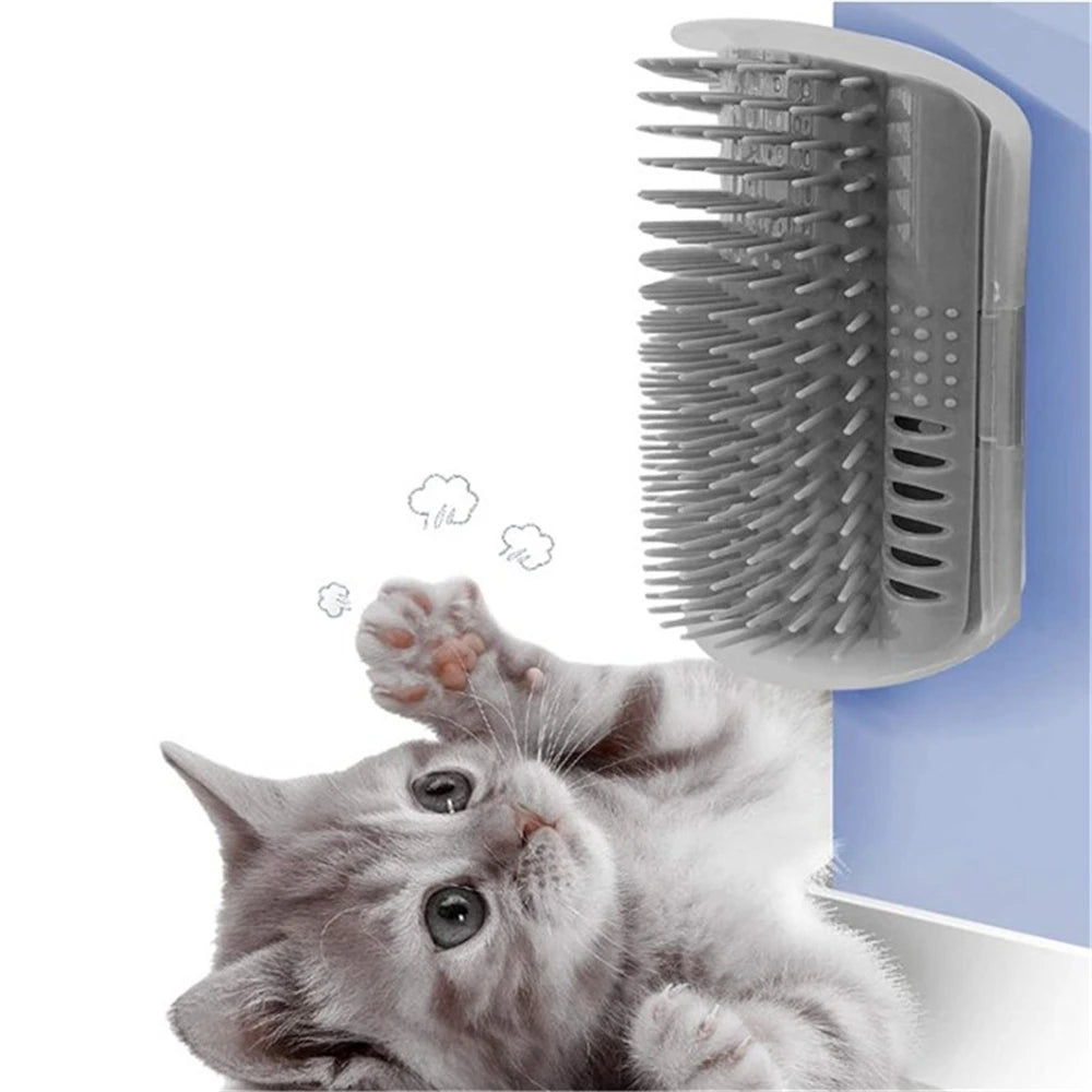 Cats Groomer Self Brush Corner Dog Massage Self Comb Wall Corner Rubs Catnip The Face With A Tickling Comb Pet Grooming Supply