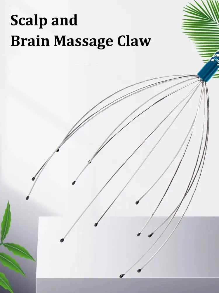 1PC Random Color Pet Massage Claw Head Massager Head Scratching Octopus Scalp Non Soul Extractor Divine Tool For Extracting